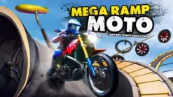 Mega Ramp Moto Dirt Bike Stunts Simulator