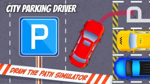 City Parking Driver Draw The Path Simulator