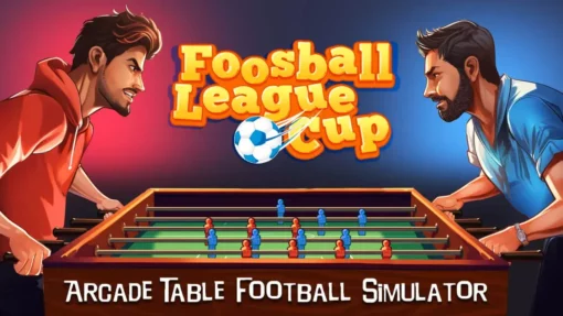 Foosball League Cup Arcade Table Football Simulator