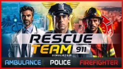 Rescue Team 911 Simulator Ambulance,police, Firefighter