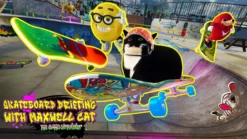 Skateboard Drifting With Maxwell Cat The Game Simulator