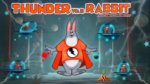 Thunder War Rabbit Alien Fight