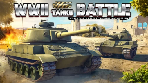 Wwii Tanks Battle World War 2 Heroes Troopers Machines Sim