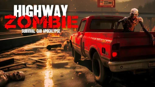 Highway Zombie Survival Car Apocalypse